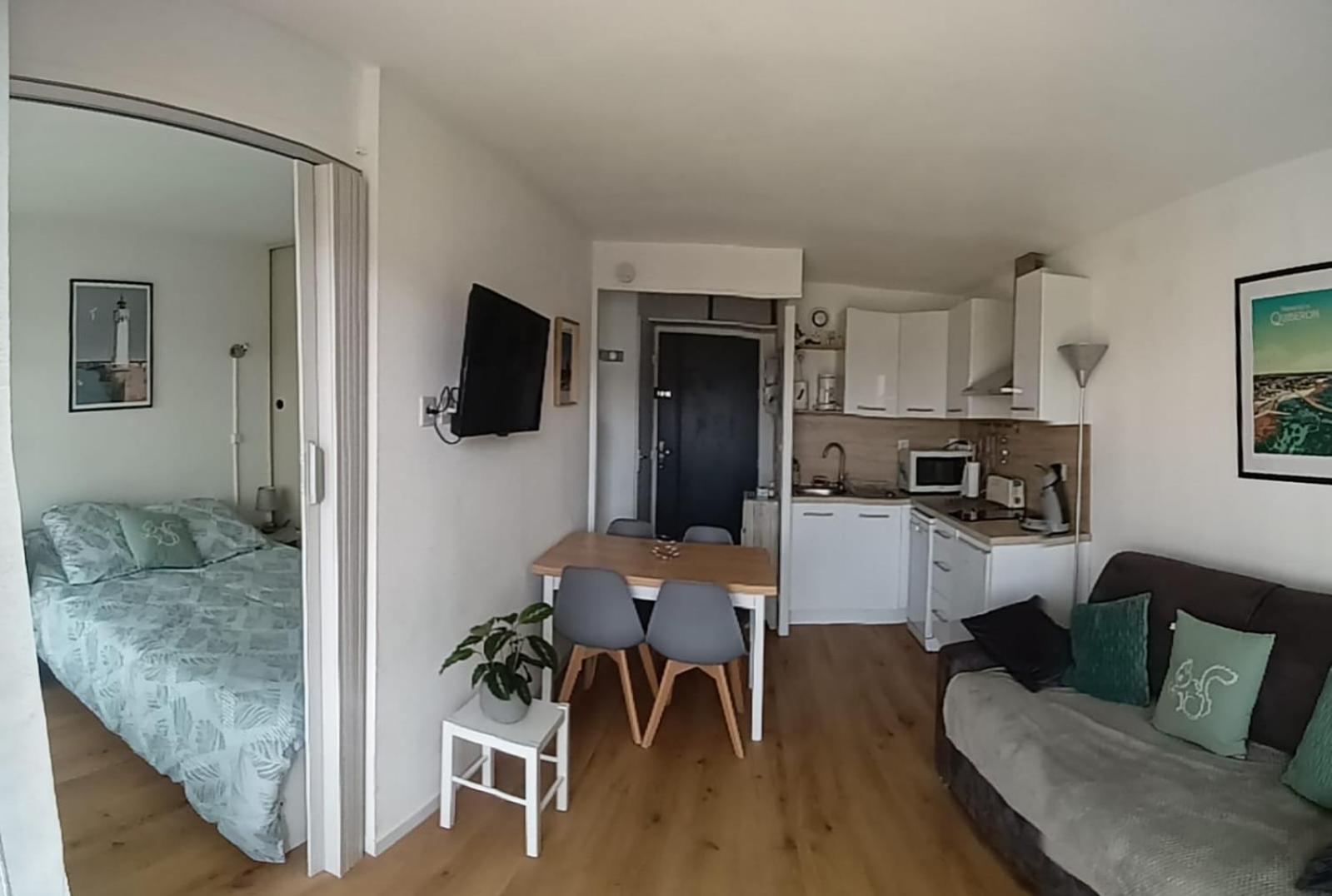 Appartement Cocon A Quiberon Dans Residence Calme, Plages Et Centre Ville A Pied Ou A Velo Pour 2 A 4 Personnes Zewnętrze zdjęcie