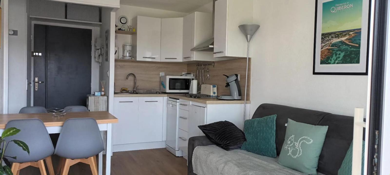 Appartement Cocon A Quiberon Dans Residence Calme, Plages Et Centre Ville A Pied Ou A Velo Pour 2 A 4 Personnes Zewnętrze zdjęcie